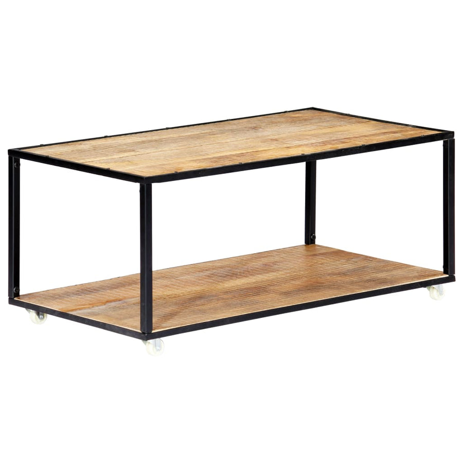 Salontafel 90X50X40 Cm Massief Gerecycled Hout