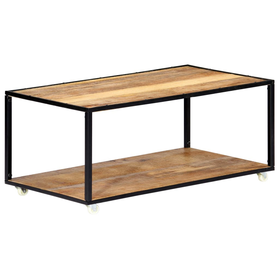 Salontafel 90X50X40 Cm Massief Gerecycled Hout