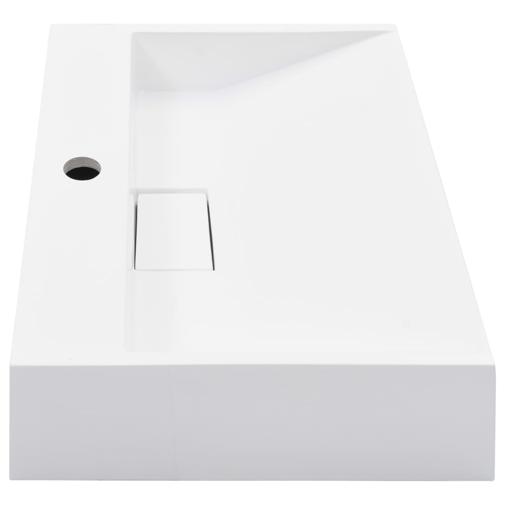 Wastafel Mineraal Gegoten/Marmer Gegoten Wit 50 x 38 x 13 cm