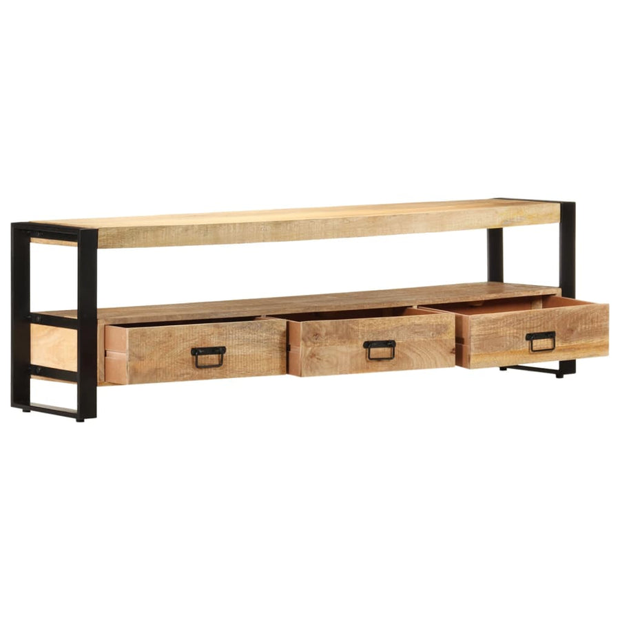 Tv-Meubel 150 x 30 x 45 cm massief mangohout