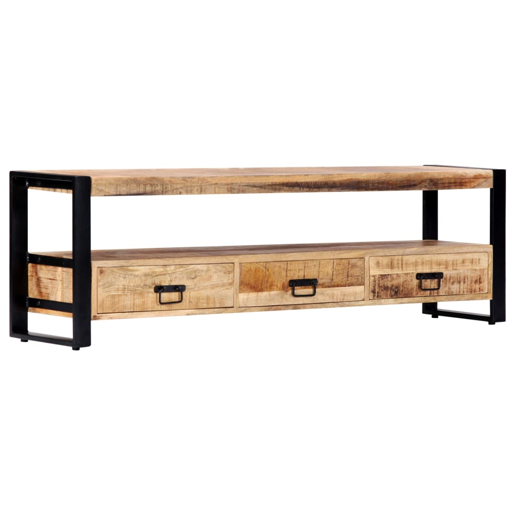 Tv-Meubel 150 x 30 x 45 cm massief mangohout