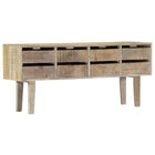 Dressoir 140x30x60 cm massief mangohout