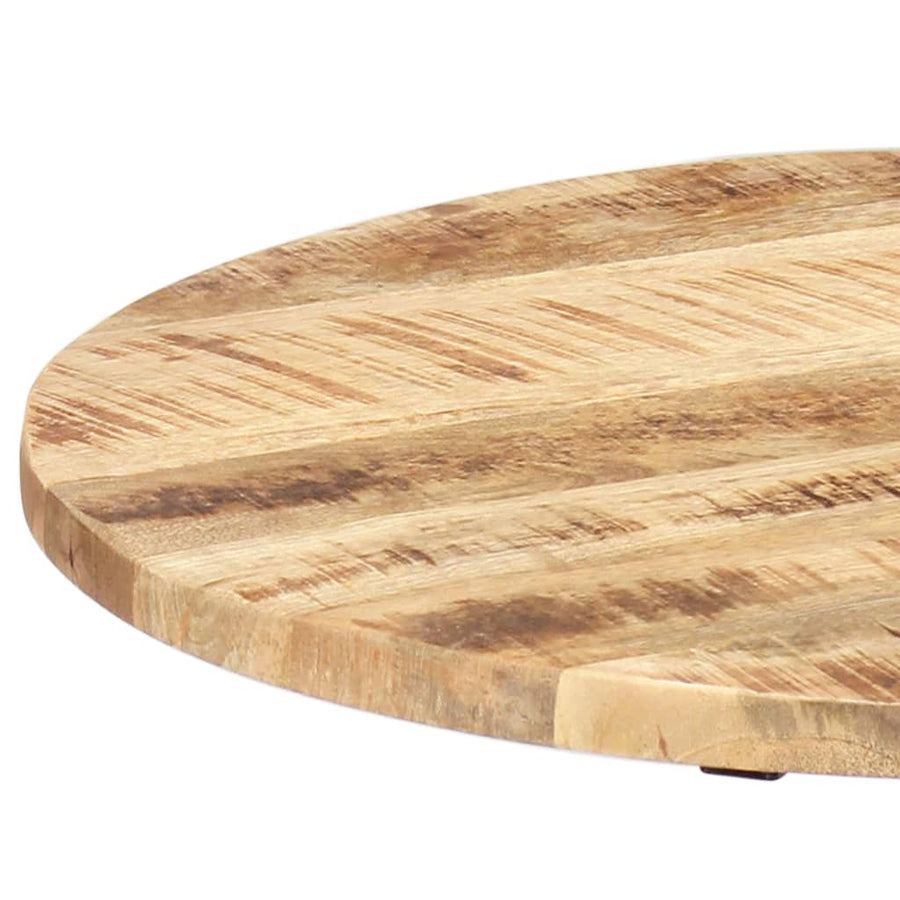 Bijzettafel 60X(46-63) Cm En Gietijzer 46-63 cm massief mangohout