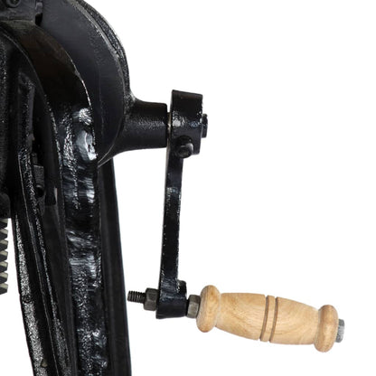 Bijzettafel 60X(46-63) Cm En Gietijzer 46-63 cm massief mangohout