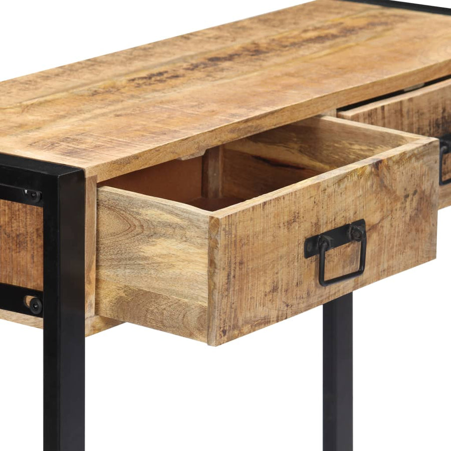 Wandtafel 90X30X75 Cm Massief Mangohout