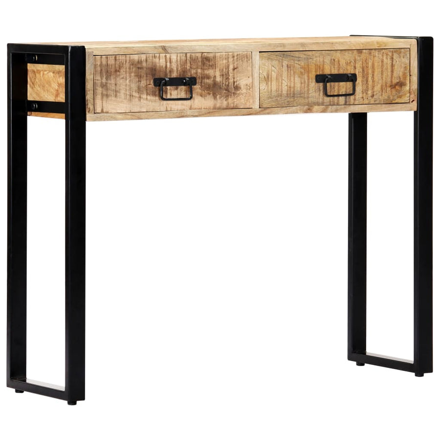 Wandtafel 90X30X75 Cm Massief Mangohout