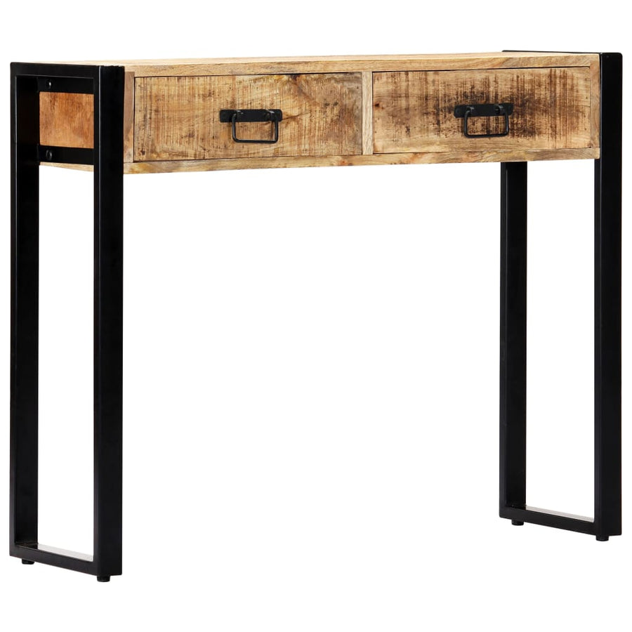Wandtafel 90X30X75 Cm Massief Mangohout