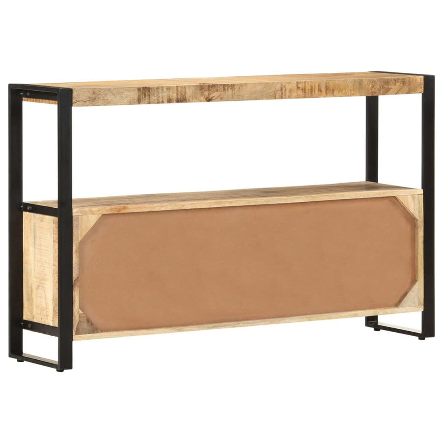 Bijzetkast 120X30X75 Cm Massief Mangohout
