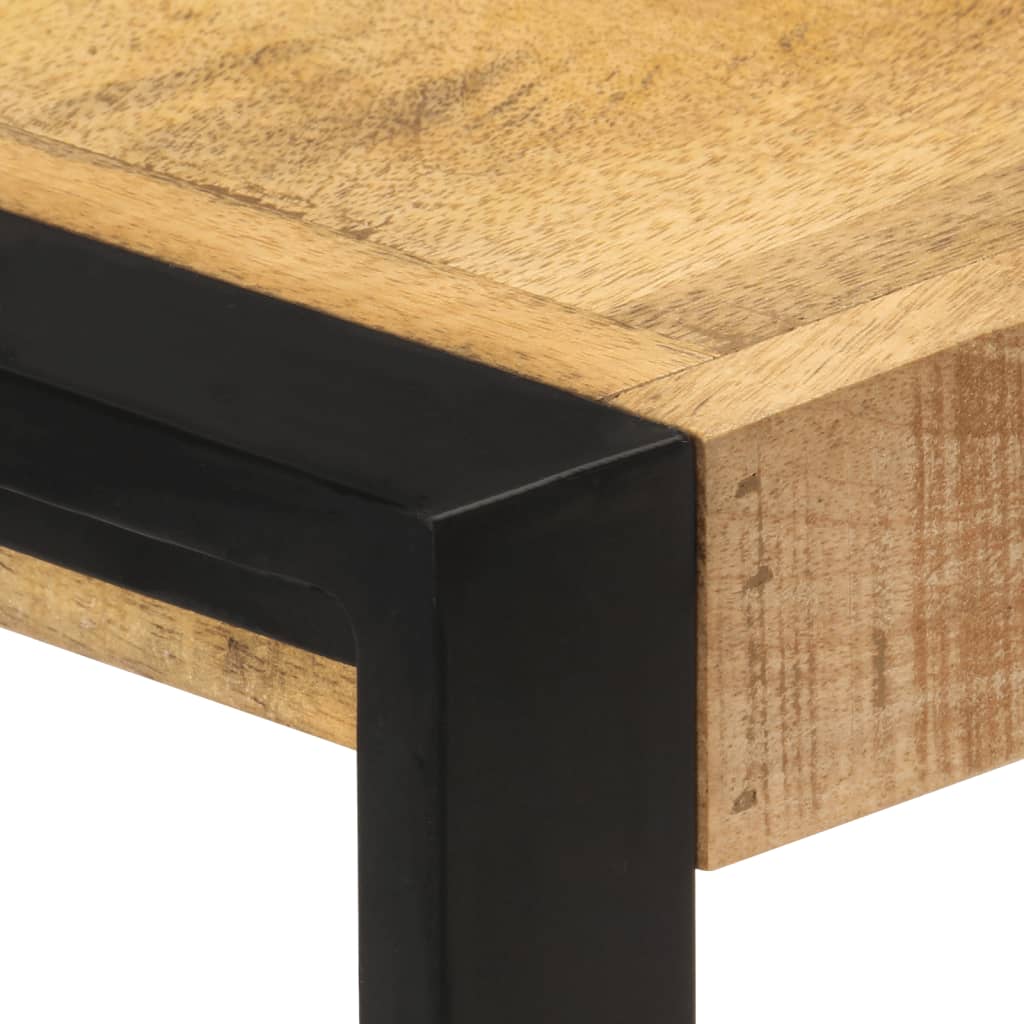 Bijzetkast 120X30X75 Cm Massief Mangohout