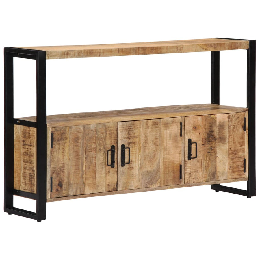 Bijzetkast 120X30X75 Cm Massief Mangohout