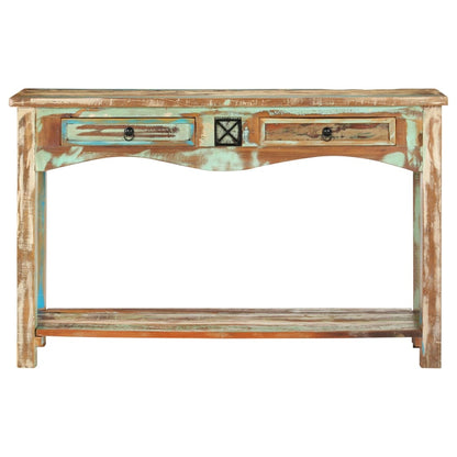 Wandtafel 120X40X75 Cm Massief Gerecycled Hout