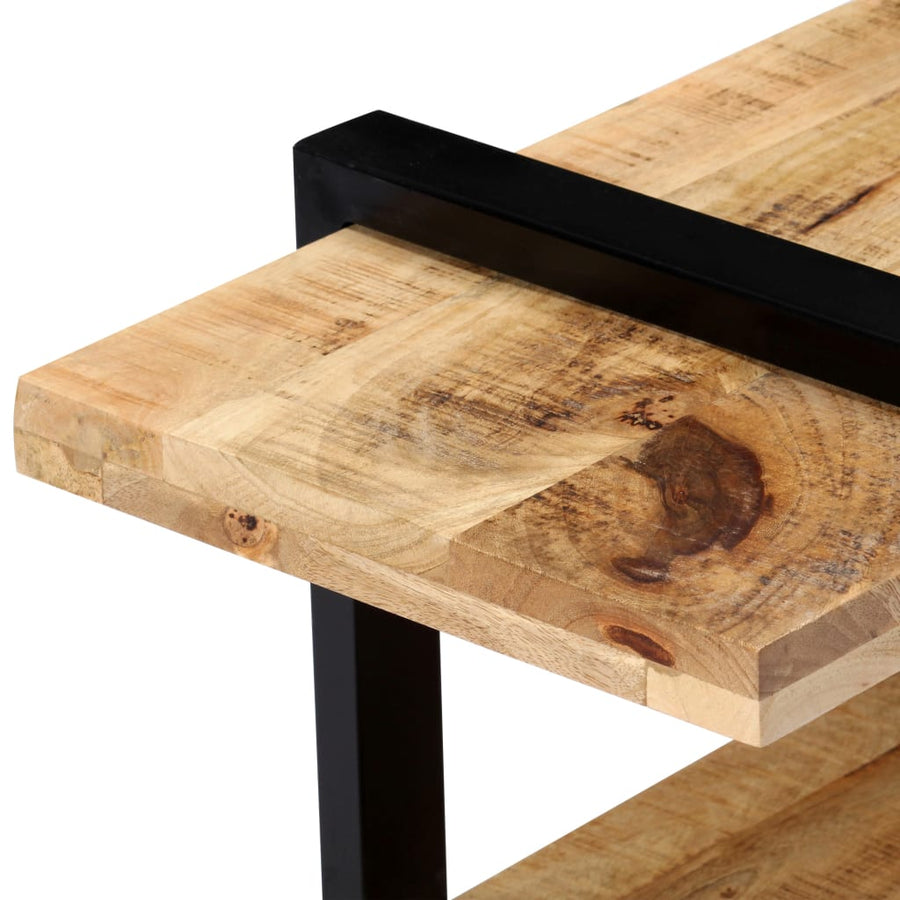 Tv-Meubel 130 x 40 x 40 cm massief mangohout