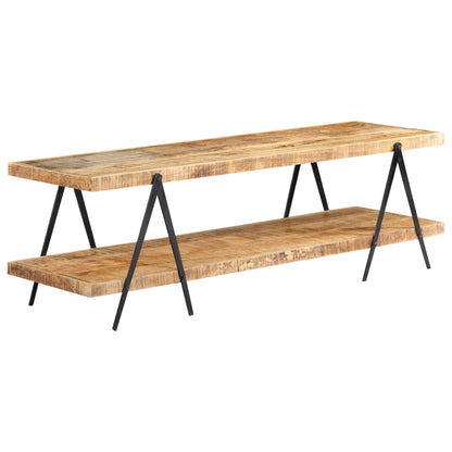 Tv-Meubel 60X40X50 Cm massief mangohout