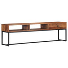 TV cabinet 160x30x45 cm solid acacia wood