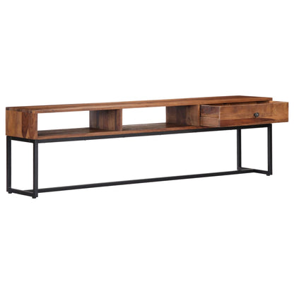 Tv-Meubel 160X30X45 Cm Massief Sheeshamhout