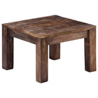 Coffee table 50x50x35 cm solid mango wood