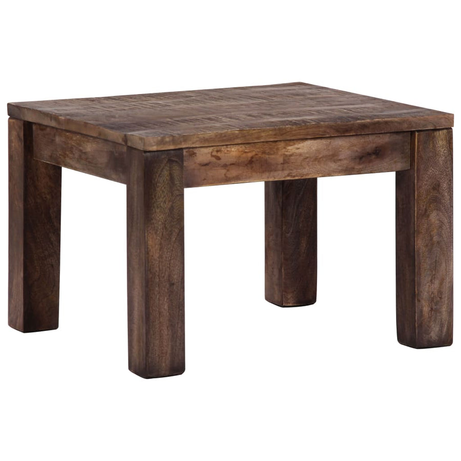 Salontafel 50X50X35 Cm Massief Mangohout