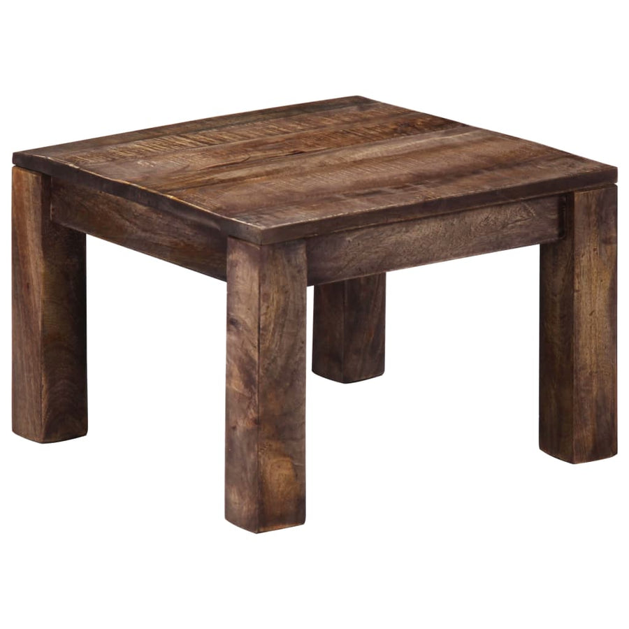 Salontafel 50X50X35 Cm Massief Mangohout