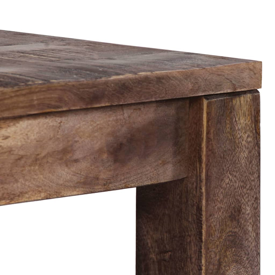 Salontafel 50X50X35 Cm Massief Mangohout