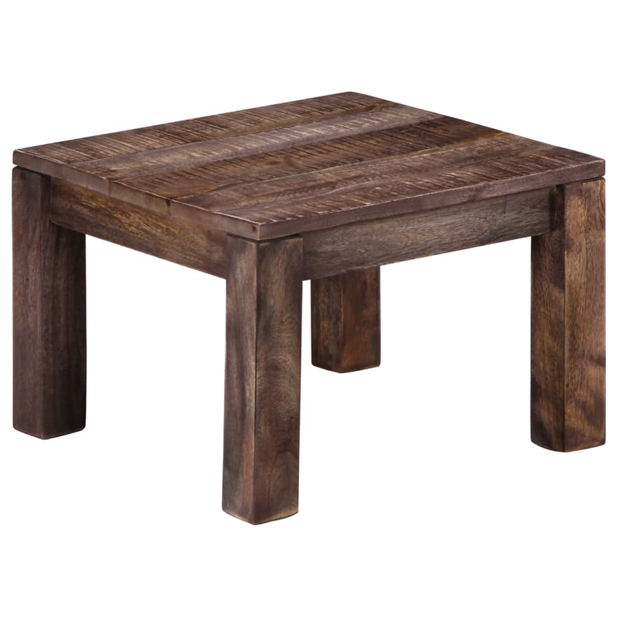 Salontafel 50X50X35 Cm Massief Mangohout