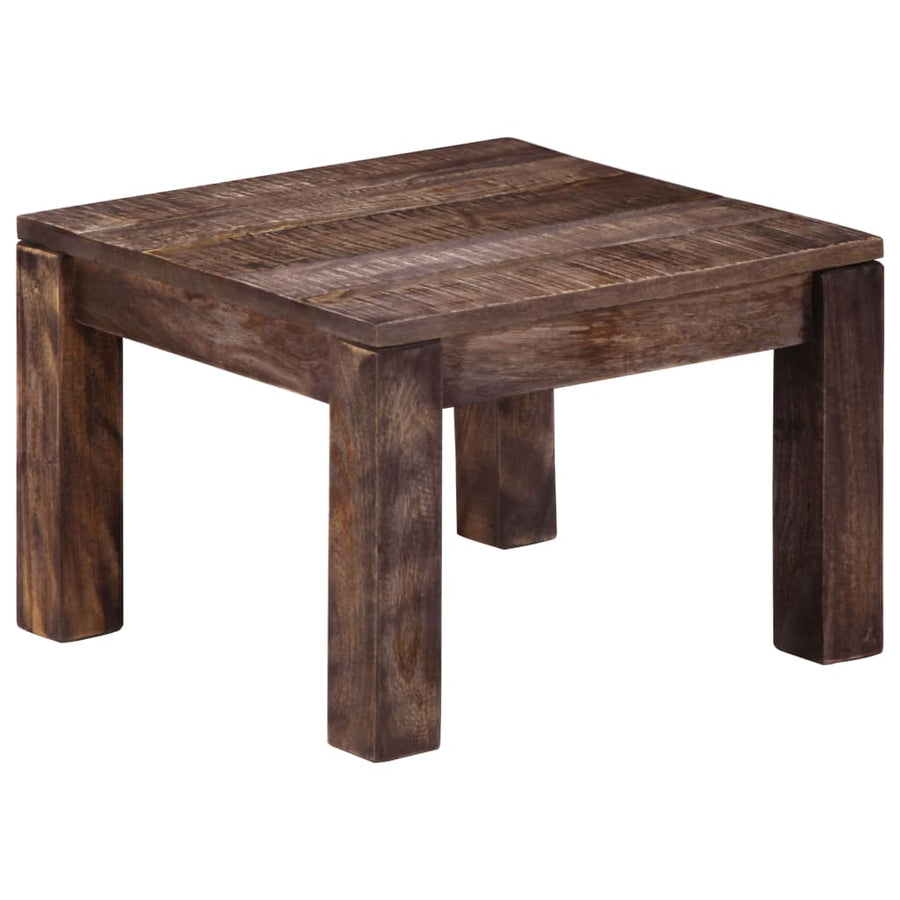 Salontafel 50X50X35 Cm Massief Mangohout