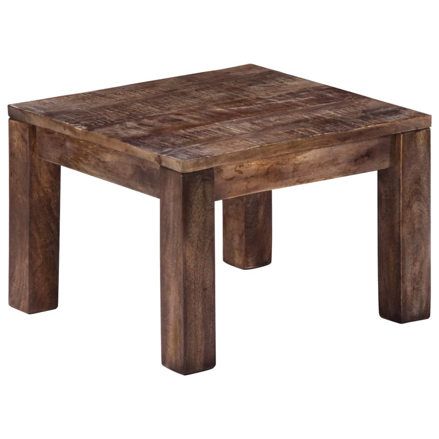 Salontafel 50X50X35 Cm Massief Mangohout