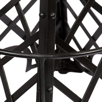 Barkrukken Echt Leer Zwart