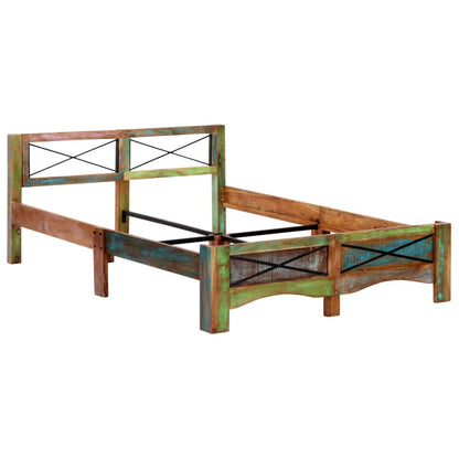 Bedframe Massief Gerecycled Hout 140 x 200 cm