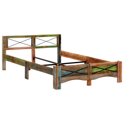Bedframe Massief Gerecycled Hout 140 x 200 cm