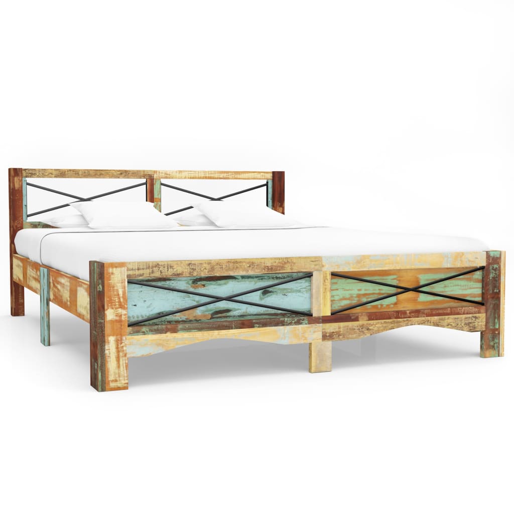 Bedframe Massief Gerecycled Hout 180 x 200 cm