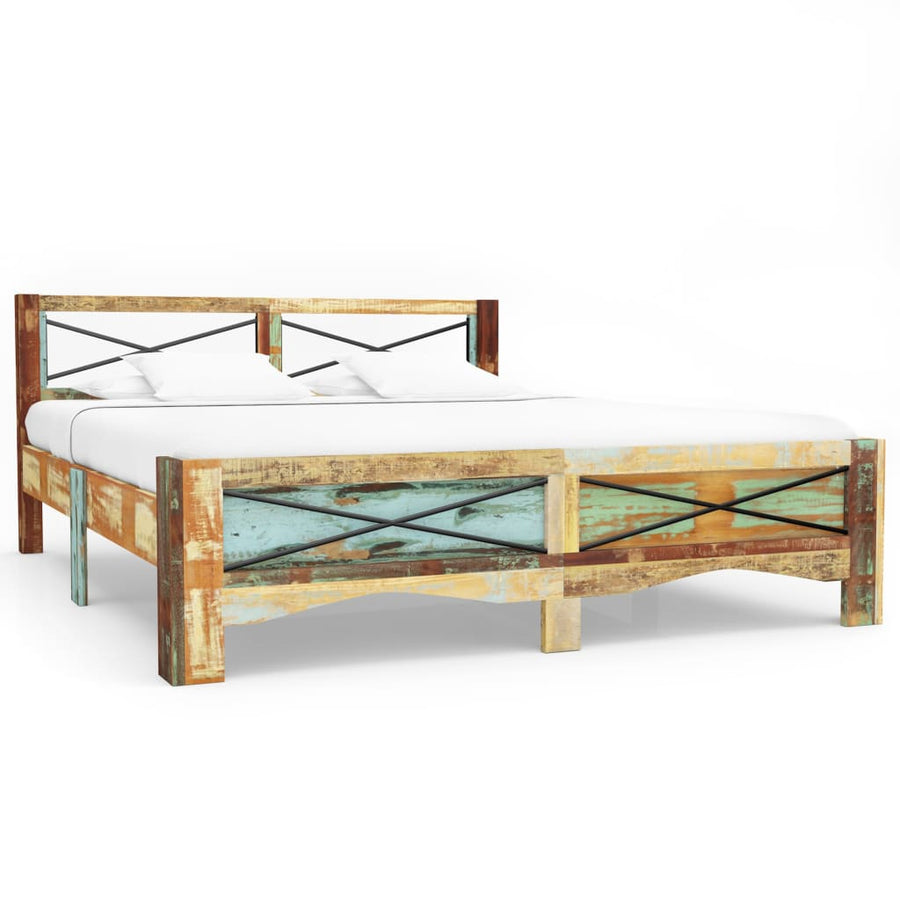 Bedframe Massief Gerecycled Hout 180 x 200 cm
