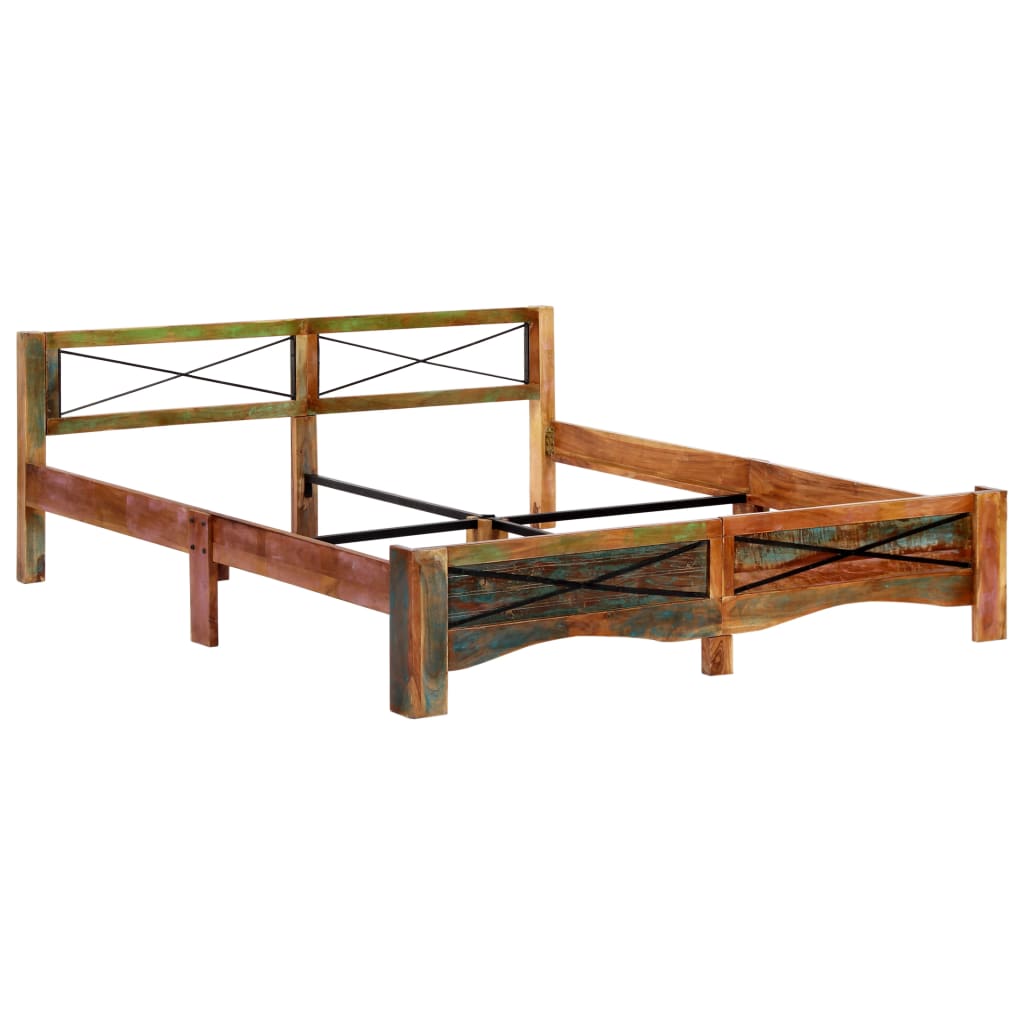 Bedframe Massief Gerecycled Hout 180 x 200 cm