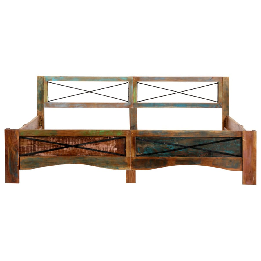 Bedframe Massief Gerecycled Hout 180 x 200 cm