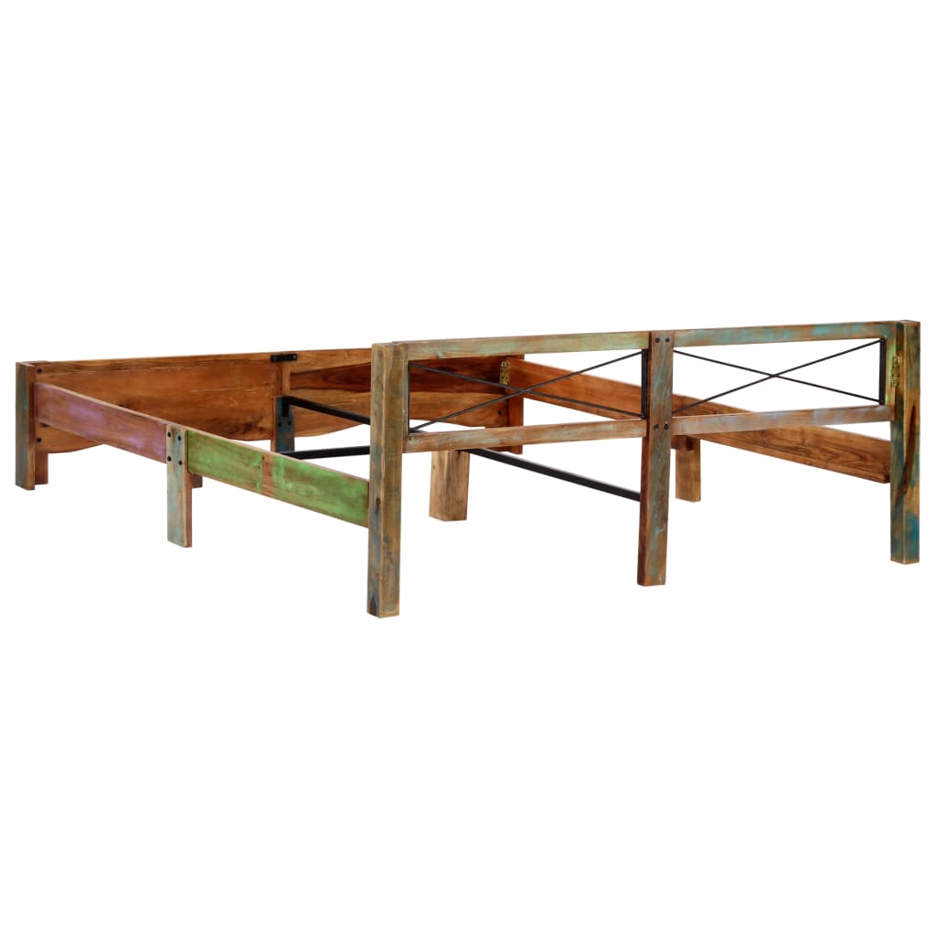Bedframe Massief Gerecycled Hout 180 x 200 cm