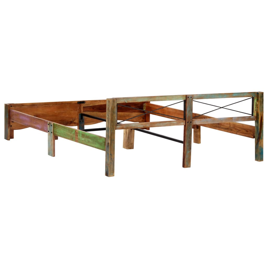 Bedframe Massief Gerecycled Hout 180 x 200 cm