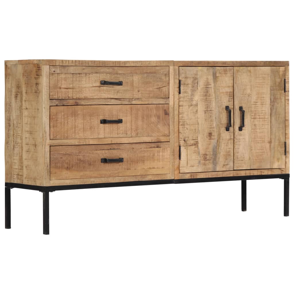 Dressoir 140X35X75 Cm Massief Mangohout