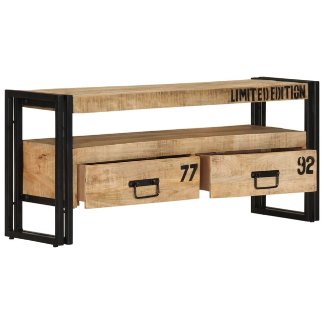 Tv-Meubel 100X30X45 Cm Massief Mangohout