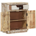 Dressoir massief mangohout 1 lade 2 deuren