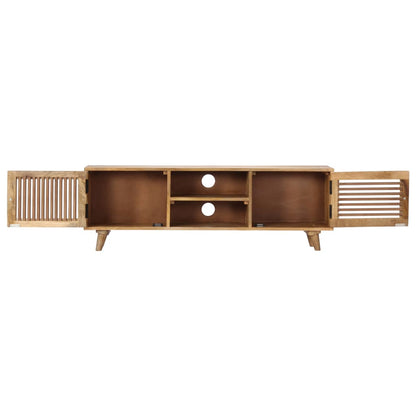 Tv-Meubel 120X30X40 Cm Massief Mangohout