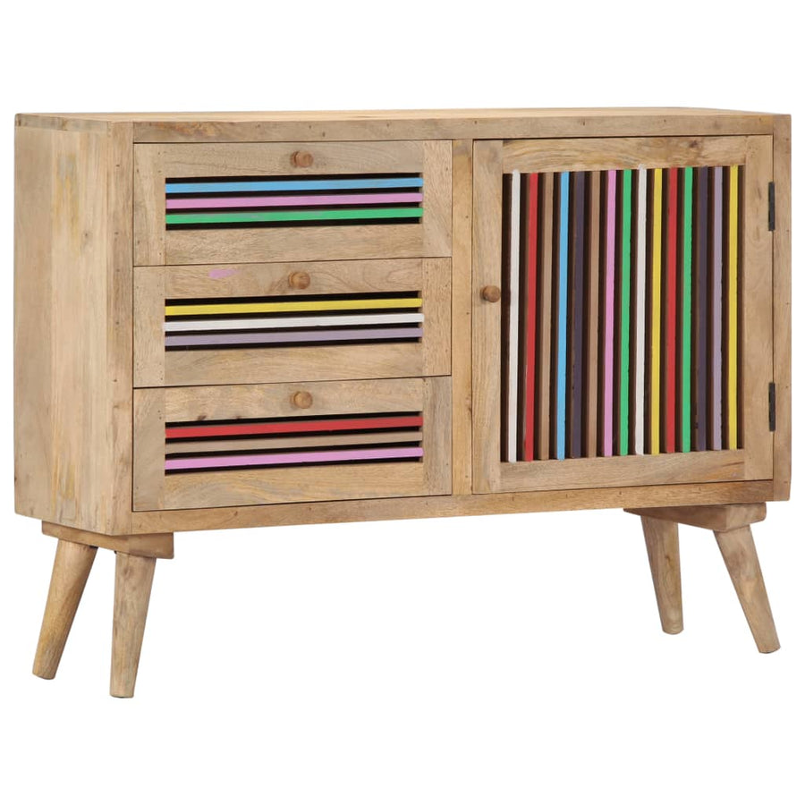 Dressoir 100X30X75 Cm Massief Mangohout 100 cm