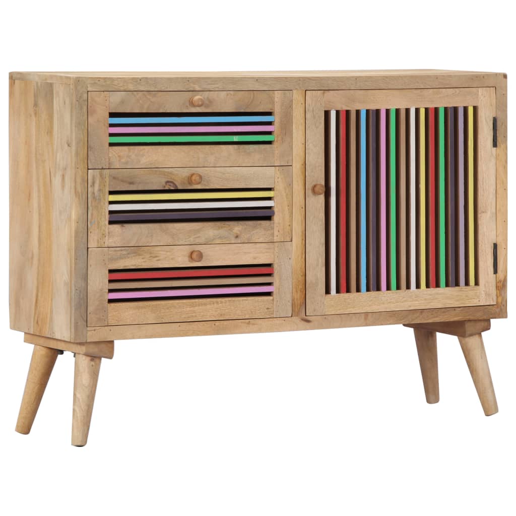 Dressoir 100X30X75 Cm Massief Mangohout 100 cm