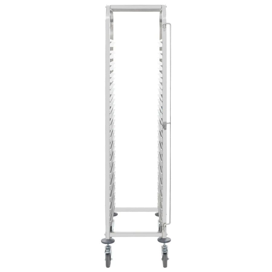 Keukentrolley 16-Laags 38X55X163 Cm Roestvrij Staal