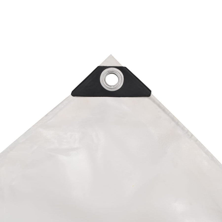 Dekzeil 650 g/m² 5x6 m wit 5 x 6 m