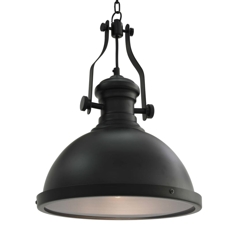 Plafondlamp Rond E27 Zwart