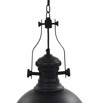 Plafondlamp Rond E27 Zwart
