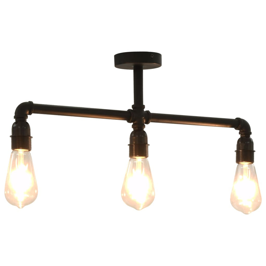 Plafondlamp Xe27 Zwart 3