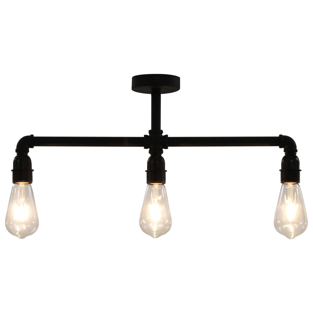 Plafondlamp Xe27 Zwart 3