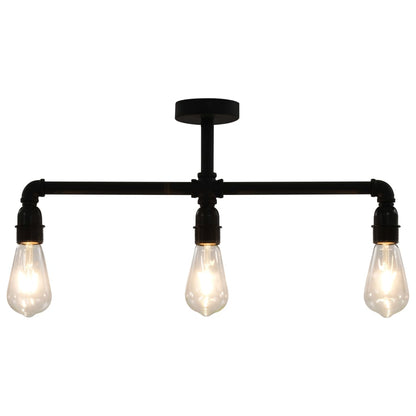 Plafondlamp Xe27 Zwart 3