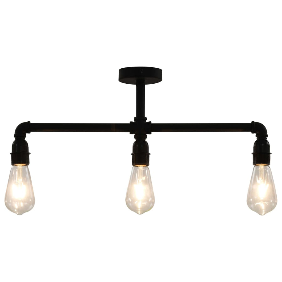 Plafondlamp Xe27 Zwart 3