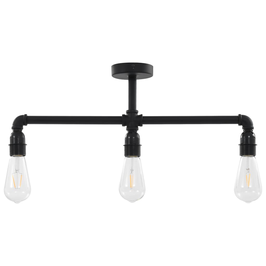 Plafondlamp Xe27 Zwart 3